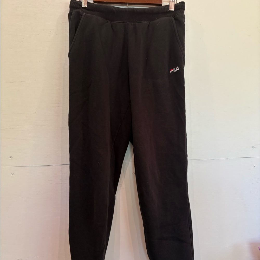 Fila Men's Black Joggers